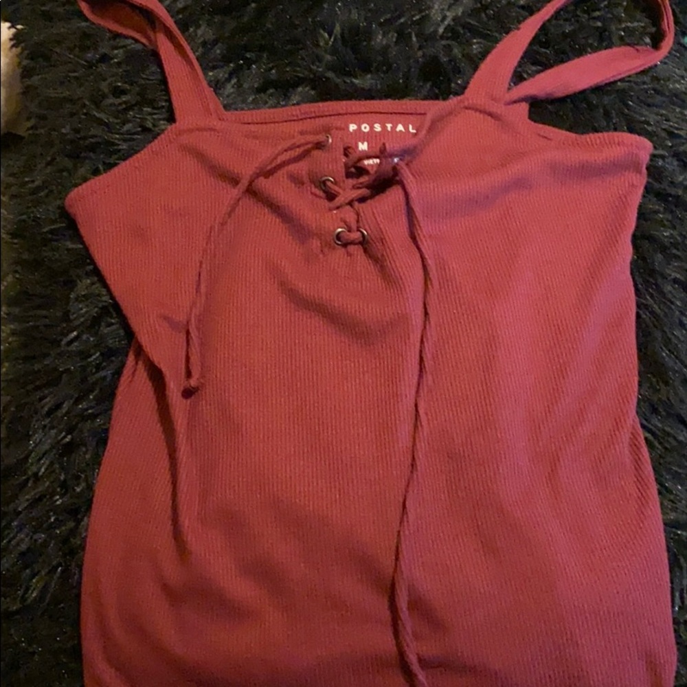 Maroon Tank Top
